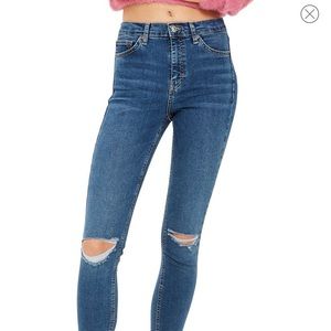 Jamie Ripped High Waist Skinny Jeans